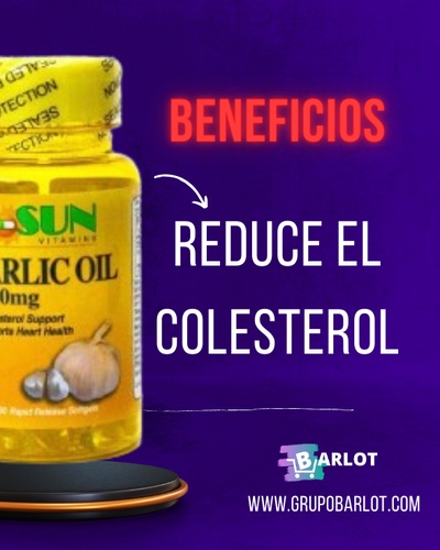 Extracto de Ajo 5000mg garlic oil Rincón Natural