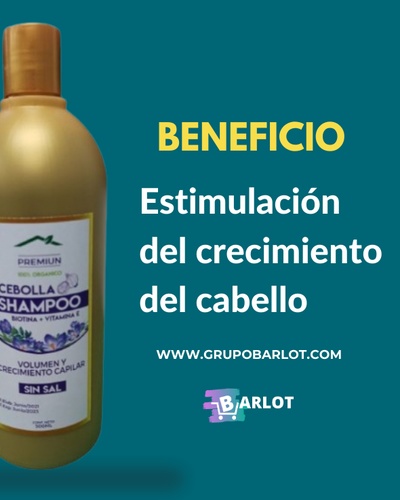 Shampoo de Cebolla 500ml Rincon Natural