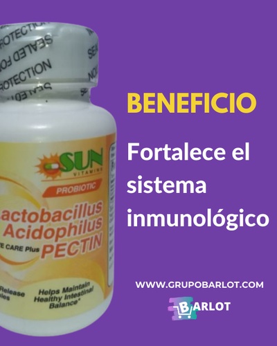 lactobacillus acidophilus Pectin Probiotico Rincón Natural