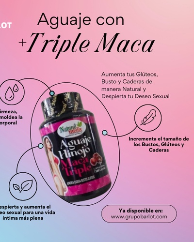 Aguaje con Hino más triple maca Rincon Natural