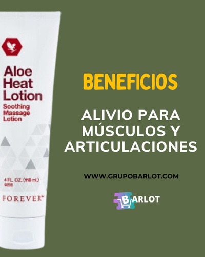 Aloe heat lotion Forever crema caliente