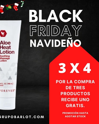 Aloe heat lotion Forever crema caliente